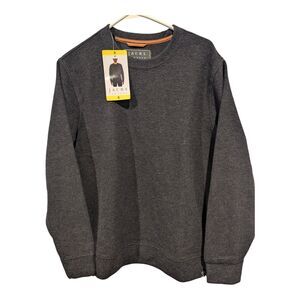 Jachs NY Mens Black Wool Blend Long Sleeve Crewneck Pullover Sweater NEW Small